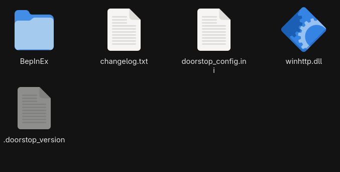 screenshot of bei folder